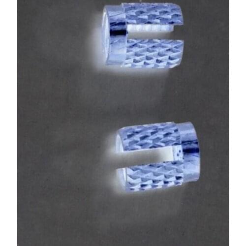 PPA-M3-1/2 M4-1/2 M5-1/2 M6-1/2 256-1/2 440-1/2 632-1/2 832-1/2 0420-1/2 Press-In InsertsThru-Threaded For Plastics