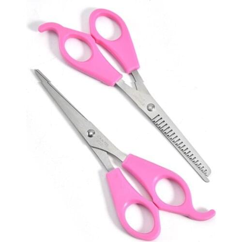 Professional 6.5inch Hair Scissors Cutting Shears Salon Barber Hair Cutting Thinning Hairdressing Set Family Styling Tool