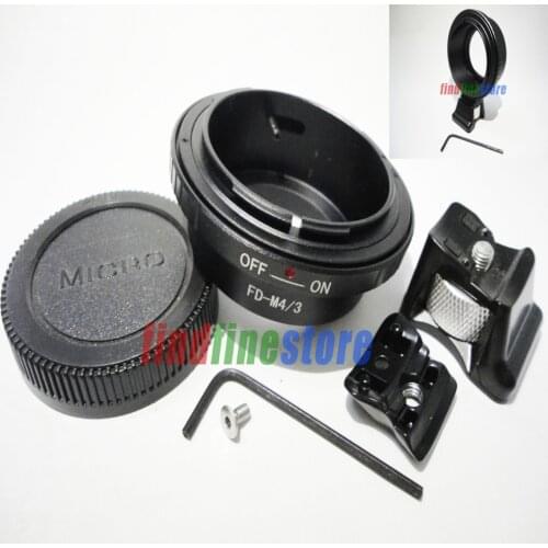 Tripod Canon FD Lens to Micro 4/3 M4/3 Adapter Olympus E-PM1 E-P2 E-PL2 E-PL3 Panasonic DMC GH1 GH2 GF2 GF7 G1 G2 G3 G10 + CAP