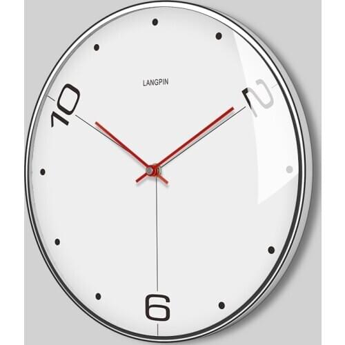 Nordic Silent Wall Clock Minimalist Modern Design Digital Living Room Wall Clock Kitchen Mute WandKlokken Home Decor ZB5WC