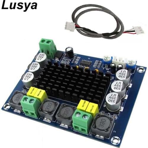 TPA3116D2 TPA3116 Dual Channel Class D Aigital Power Audio Amplifier Board HiFi Power 120w*2 DC 24V XH-M543 C3-002