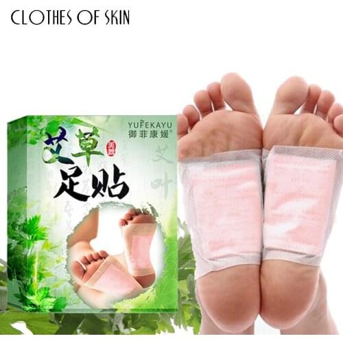 Herbs Detox Foot Patches Pads Toxins Feet Slimming Cleansing Herbal Body Health Adhesive Pads 10Pcs Foot Care CLOTHES OF SKIN
