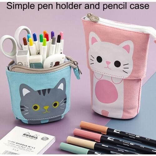 Pop-up Pencil Case Cute Multifunctional Pen Holder Stationery School Office Supplies DU55