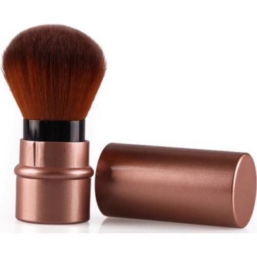 Mini Retractable Foundation Makeup Powder Blush Beauty Brushes Travel Cosmetic TF