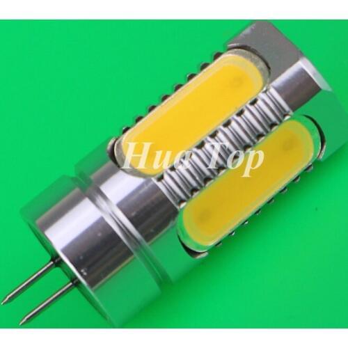 1Pcs Energy saving 1W 2W 3W 4W 5W Crystal home ceiling Spotlight G4 LED mazie bulb COB lampada DC 12V Free shipping Wholesale