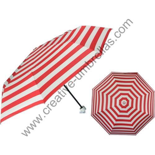 2pcs/lot,3lots 1 lot free three fold zebra streak pongee silver coating UV protecting all black frame anti rust summer umbrella