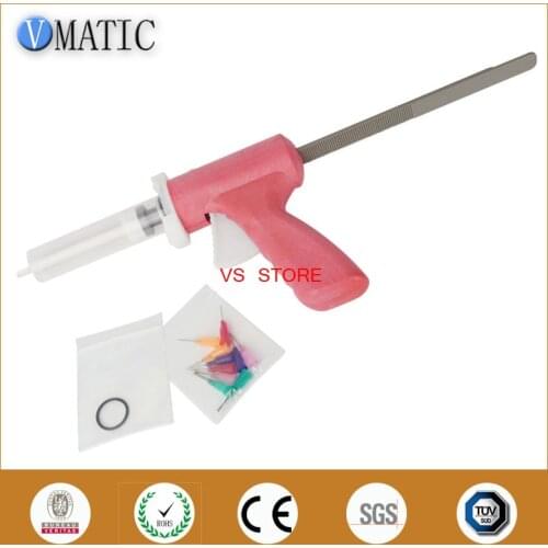 Free Shipping Quality 30ml 30cc Manual Caulking Gun With Syringe & Needles
