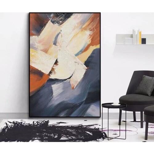 Large Best Modern Paintings 100% Hand Painted Abstract Landscape Oil Painting On Canvas For Living Room Decortion No Framed Art