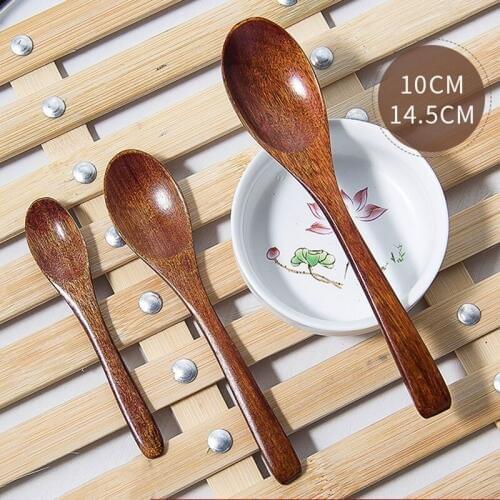 Wooden Spoons For Cooking Coffee Honey Condiment Mixing Stirr Spoon Wooden Kitchen Spoons For Eat Utensils