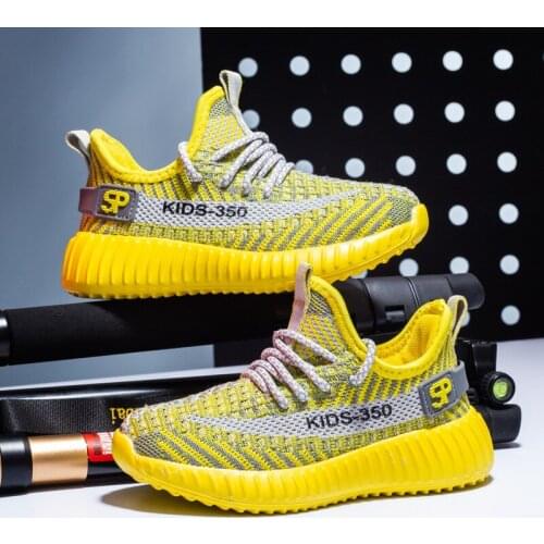 Kids Mesh Breathable Sport Shoes For Boys Girls Light Up Shoes Comfortable Outdoor Sneakers Casual Walking Shoes Non-slip Soles