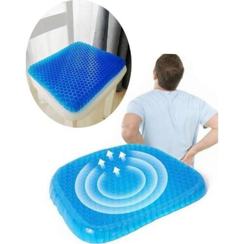 Breathable Soft Honeycomb Plastic Padded Cushion Car Office Chair Cushion Student Silicone Cushion Gift For Parents