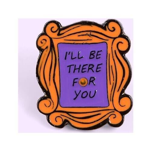 Friendship Gifts Jewlery Enamel Pin Door Brooches for Shirt Lapel Bag Old-school Badge