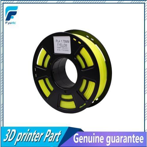 F Yellow Color Top Quality PLA/ABS Filament 1.75mm 1kg/2.2lbs Printing Materials 1.75 pla/abs filament For 3D Printer/3D Pen