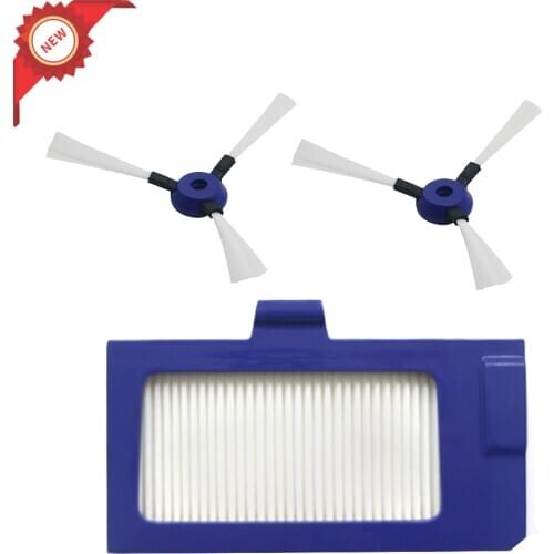 1PCS HEPA Filter + 2pcs side brush for Rowenta ZR710101 Vacuum Cleaner parts Cleaning filter dust filter