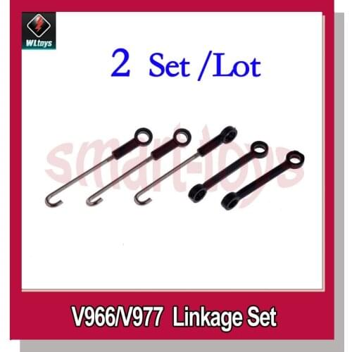 2Set V966-006 Linkage set for Wltoys V966 V977 RC Helicopter Spare Parts