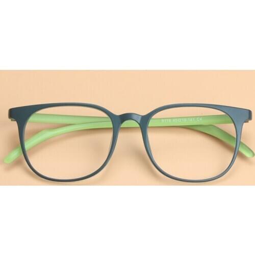 Korean TR90 Retro Fashion Glasses Frames Ultra-light Prescription Frame Men and Women Clear Len Myopia Eyeglasses Eyewear