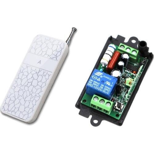 Best Price White AC220V 110V 1CH Wireless Remote Control Switch System Receiver & Remote 315mhz/433mhz New