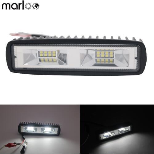 Marloo New 48W 12V 24V DC Tractor Led Work Lights Car Auxiliary Fog Lamp Daylight Auto Led Car Headlights Car Accessories