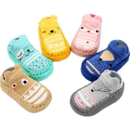 New Arrival Baby Floor Socks Anti-Slip Soft Bottom Shoes Breathable Cotton Socks Toddler Girl With Rubber Soles Kids Boots Socks