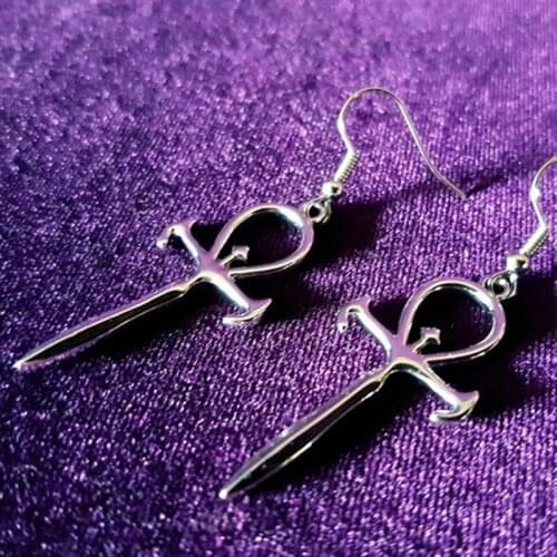 New Vampire Ankh Earrings Occult Gothic Dracula Pendant Symbol Original Women Creativity Punk Jewelry Gift Fashion Charm 2021
