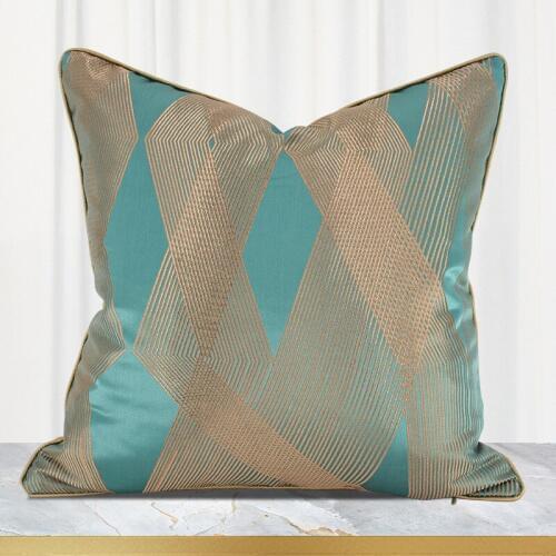 Luxury Cushion Cover 50x50 Geometric Design Sofa Pillowcase Decorative Throw Pillow Cover For Hotel Villa Home Decoration