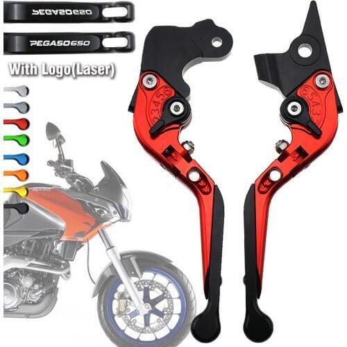 For Aprilia Pegaso 650 Strada 2005-2010 Folding Extendable CNC Adjustable Brake Clutch Levers