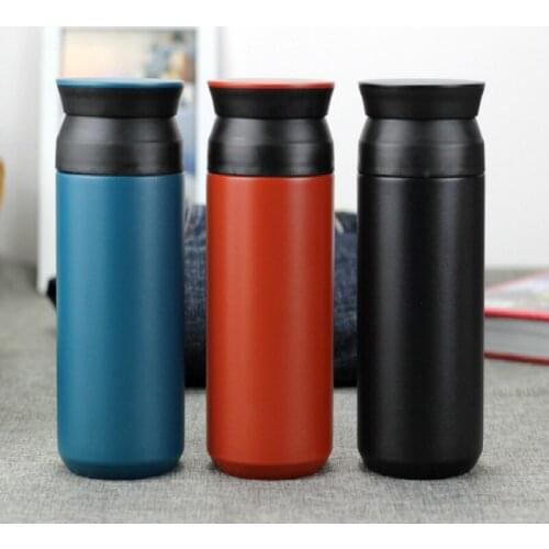 Business Thermos Cup Insulation Cup 304 Stainless Steel Outdoor Coffee Cup Creative Warm Kettle Bottle Gift Travel Mug