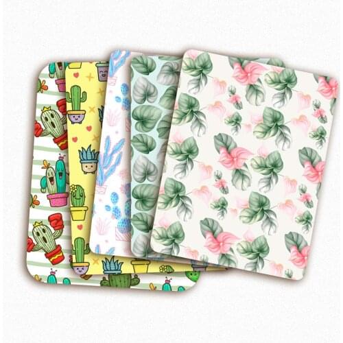 Polyester Cotton Fabric Plant Printed Cloth Fabrics Cactus Theme Sheet DIY Dress Handbag Sewing Materials 45*145cm