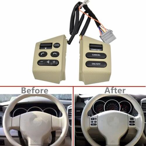 High Quality Steering Wheel Control Switch With Backlight For Nissan Sylphy 2005-2017 Tiida 2005-2008 Livina 2007-2010
