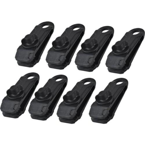 5/8 Pcs Tarpaulin Clip Tent Clips Buckle Outdoor Camping Tool Durable Awning Tent Accessories Hook Windproof Rope Barb Clip