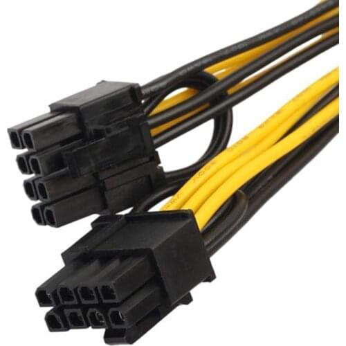 20cm 6-pin Pcie Female, 2x 6+2-pin Pcie Male Vga Graphic Video Card Gpu Adapter Power Supply Splitter Cable Provide Versatility