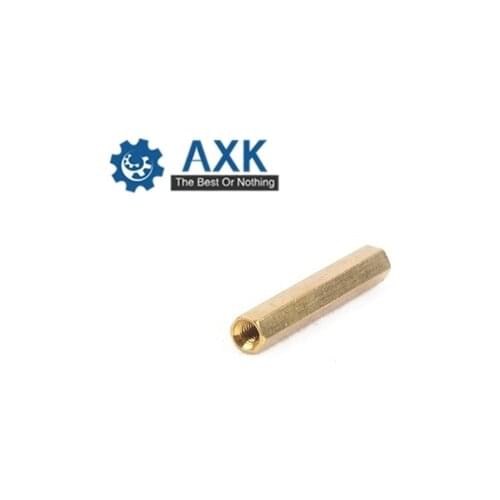 200Pcs 2mm/2.5mm Hex Brass Screw Female To Female M2/M2.5*L(3/4/5/6/7/8/9/10-25mm) Hexagonal Brass PCB Standoffs Spacers Screw