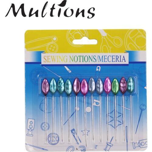 24pcs Sewing Pins Leaf Head Straight Pins Quilting Pins for Sewing DIY Dressmaker Jewelry Decorative Pins DIY Sewing Tools