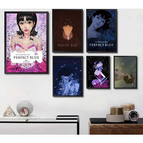 5D Diamond Painting Perfect Blue Movie Japan Anime Comics Cross Stitch Embroidery Mosaic Needlework Sets Home Decor