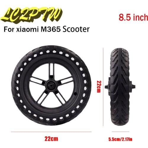 Damping Solid Tyres Hollow Non-Pneumatic Wheel And Explosion-Proof Tire Set For Xiaomi Mijia M365 Electric Scoote Rubber tires