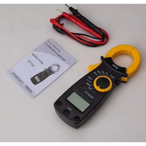 2021 New DT3266F Digital Clamp Multimeter AC/DC Voltage Ampere NCV Resistance Diode Test
