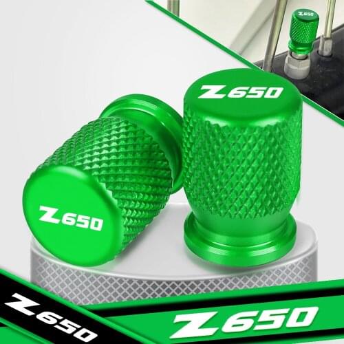 For KAWASAKI Z650 Z 650 2016 2017 2018 2019 2020 2021 Motorcycle Vehicle Wheel Tire Valve Air Port Stem Caps Covers Accessories