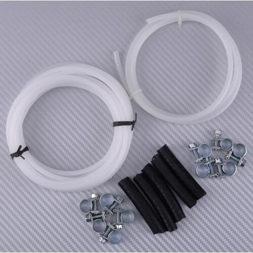 DWCX Car White 4mm Fuel Pipe Hose Line Kit Replacement 89031118 Fit For Webasto Eberspacher Heater