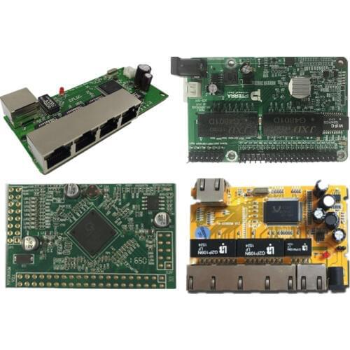 5-port Gigabit switch module is widely used in LED line 5 port 10/100/1000 m contact port mini switch module PCBA Motherboard