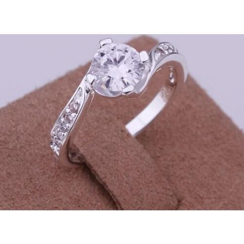 Hot Sale Lovely Silver Color Charm Finger Rings For Women Fashion Jewelry Charms Fashion Forever Love Ring /bglajxs