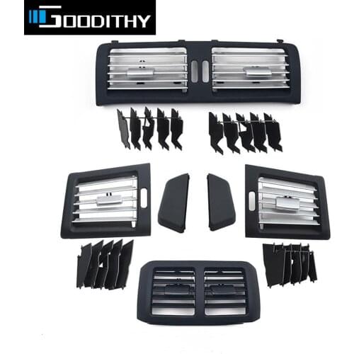 Chromed Air Conditioner Vent Grille A/C Wind Outlet Panel Cover For Mercedes Benz W251 R300 R320 R350 R400 R500 2009-2018