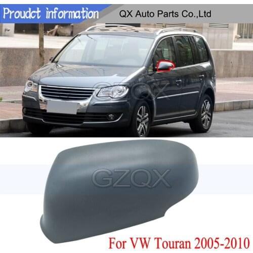 CAPQX Rearview Mirror Cover For VW Touran 2005 2006 2007 2008 2009 2010 Outside Mirror Cover Rear view mirror Cap Housing Shell