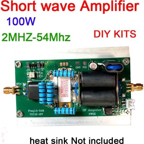100W SSB linear HF Power Amplifier MINIPA DIY KITS 1.8-54 MHz For YAESU FT-817 KX3 CW AM FM HAM radio