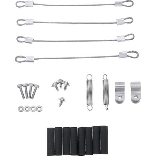 1 Set Metal Camel Cup Front Pull Rope Steel DIY Upgrade Parts for Axial SCX10 RC Crawler 1/10 RC Car Accessories