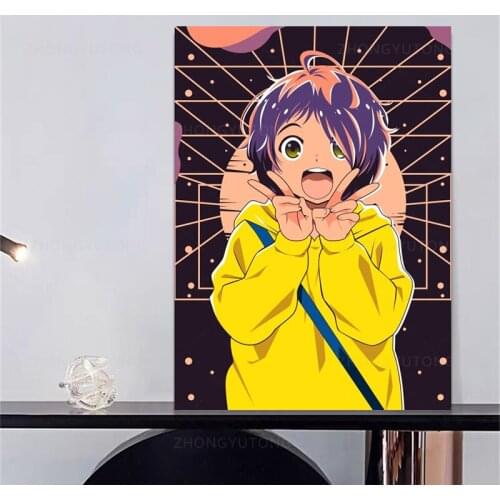 Wonder Egg Priority Kawaii Anime Poster Home Lving Bedroom Decoration Wall Paintings Print One Piece Canvas Picture Wall Art