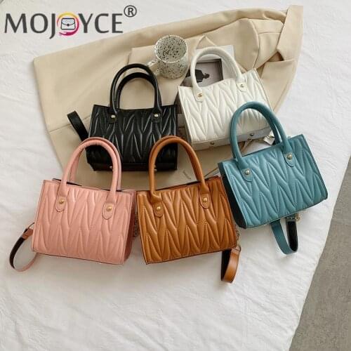 Fashion Women Vintage Shoulder Bag Temperament Ladies Geometric Embossing Crossbody Bag Casual Chain Messenger Bag