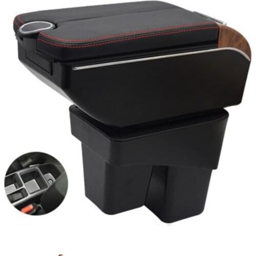 Armrest box For Fit Jazz 2014-2020 2015 2016 2017 2018 2019 central Console Arm Store content box car styling