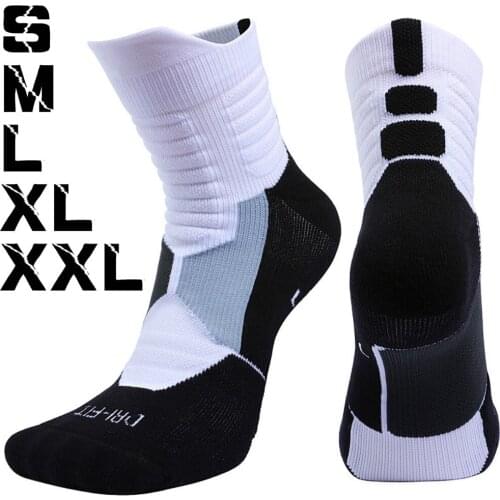 Professional Deodorant Men And Women Children Basketball Socks Quick Drying Thick Custom Elite Breathable Sports Cotton Socks