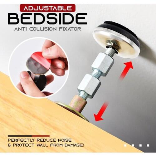 Home Improvement Adjustable Threaded Bed Frame Anti-Shake Tool Headboard Stoppers Protect The Wall from Banging For Home TSL1