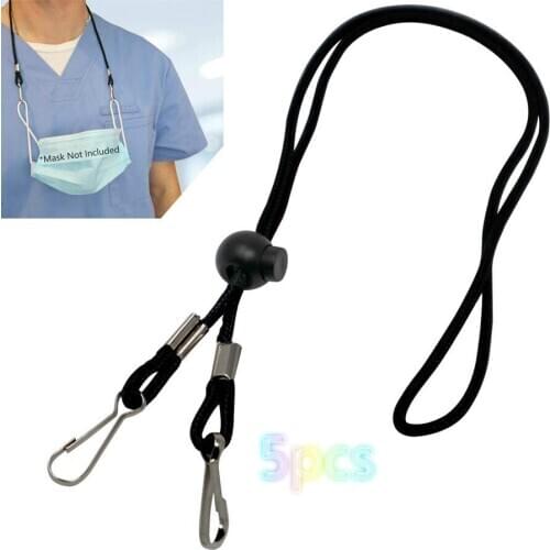 5pcs Adjustable Mask Extension Face Mask Lanyard Handy&Convenient Safety Mask Rest&Ear Holder Rope hang on neck String dropship